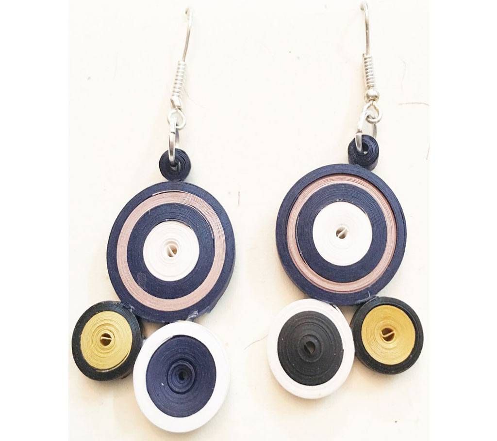 Paper Quiling Ear ring
