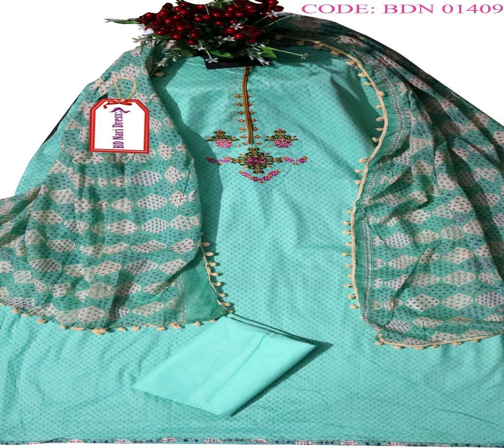 Three-piece rigging on cotton prints