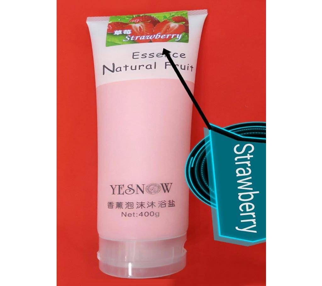 ESSENCE BODY NATURAL FRUIT BODY SPA MASSAGE EXFOLIATING GEL BY YESNOW - Malaysia (Strawberry) 