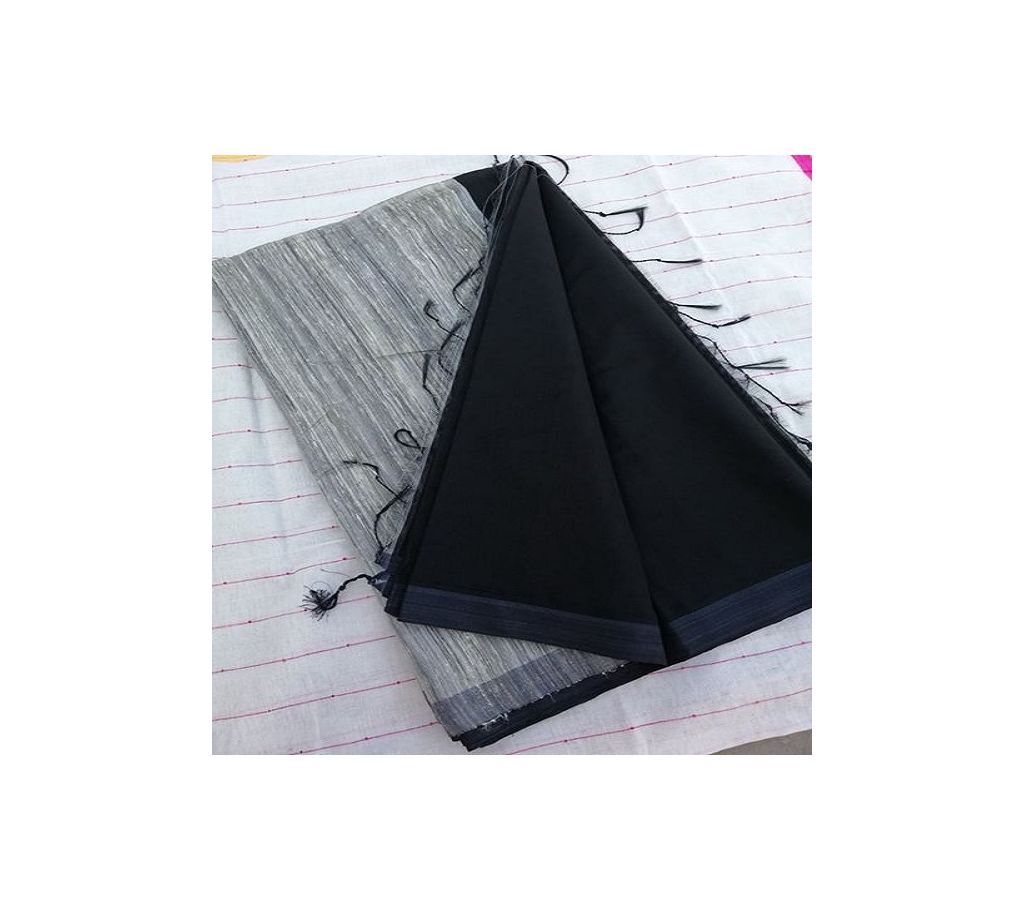 Half Silk Sharee Ash Color