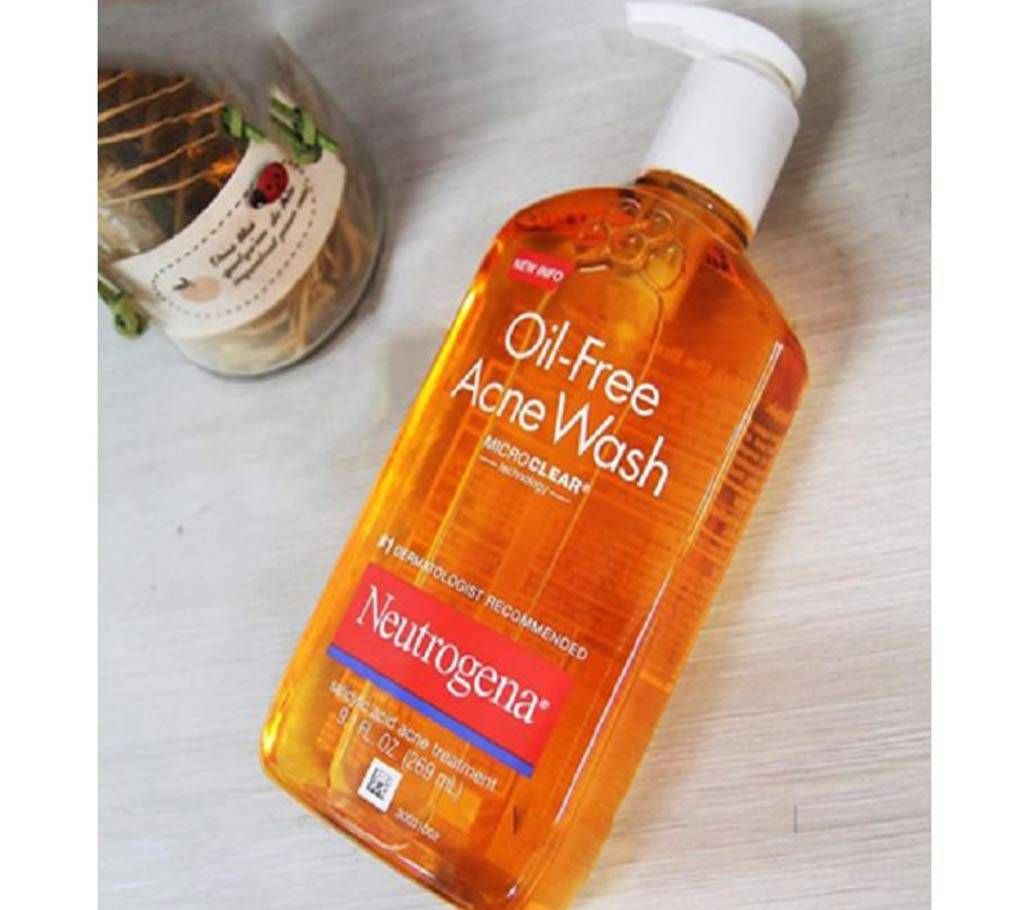 Neutrogena Oil Free Acne Wash 269ml - USA