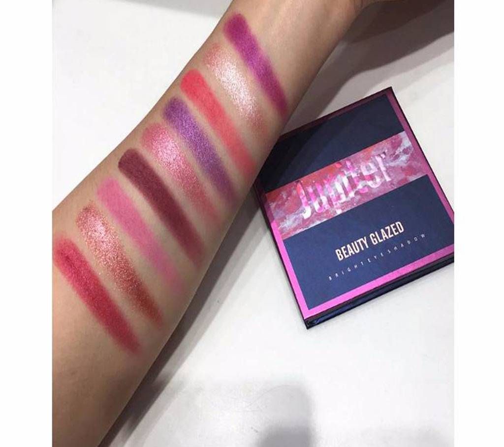 Jupiter Beauty Glazed 9 Glitter Eyeshadow Palete Long-lasting Easy To Wear Eye shadow