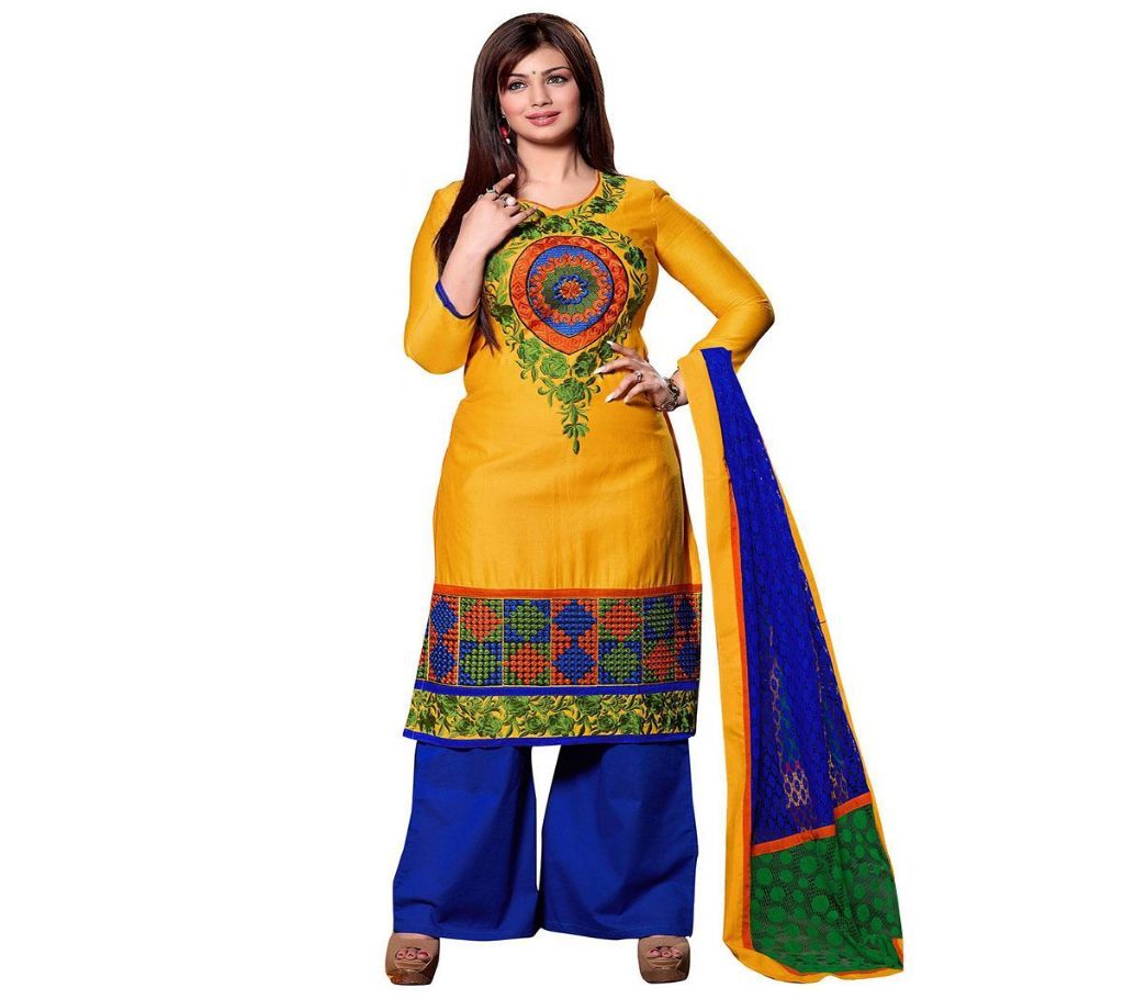 Unstitched block printed Salwar Kameez seblock-436