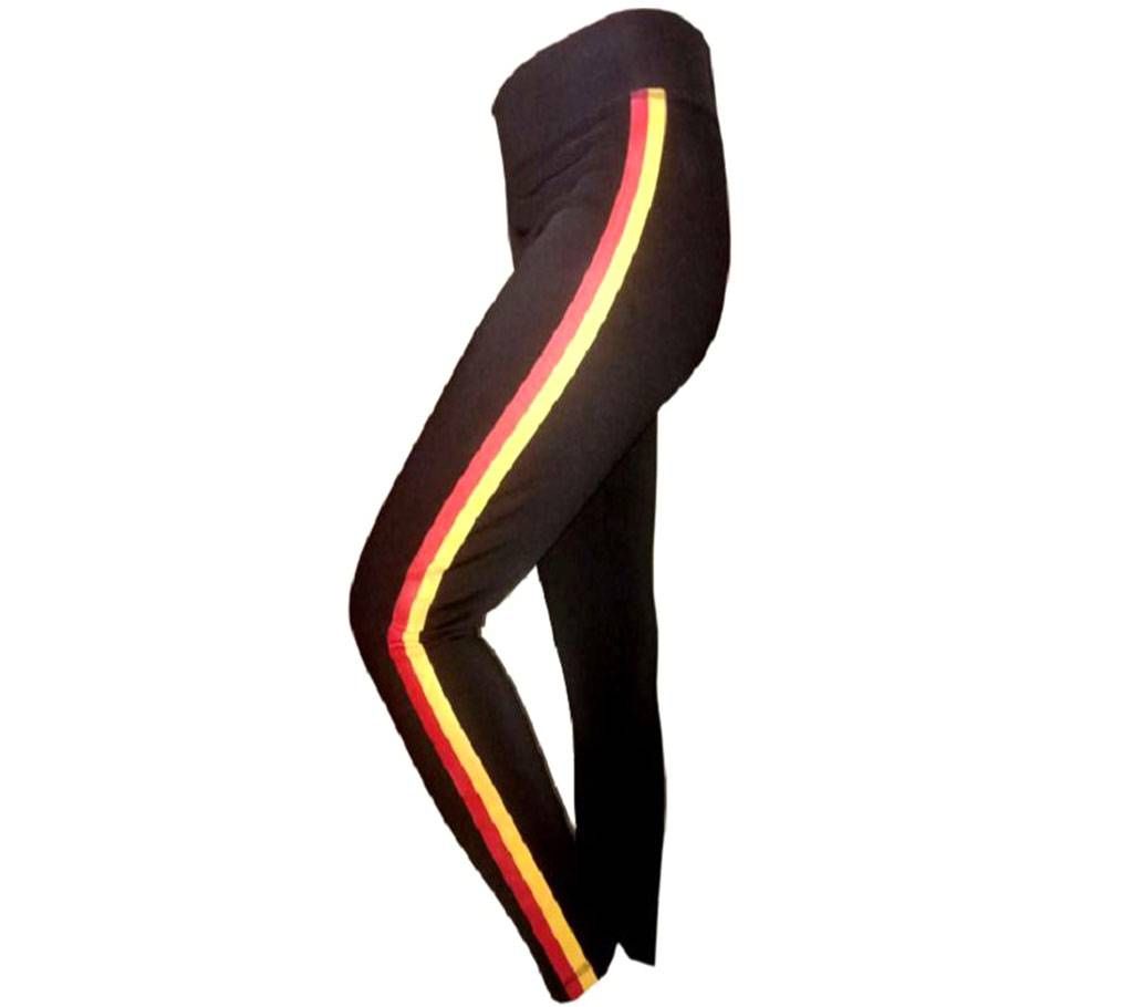 Womens Supper Stylish One Side Striped Leggings