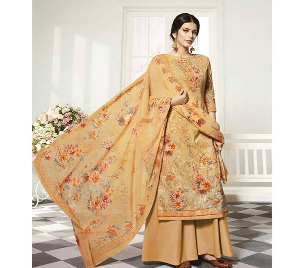 Unstitched Vivek Aabida Lawn Cotton Salowar Kamiz Suit 