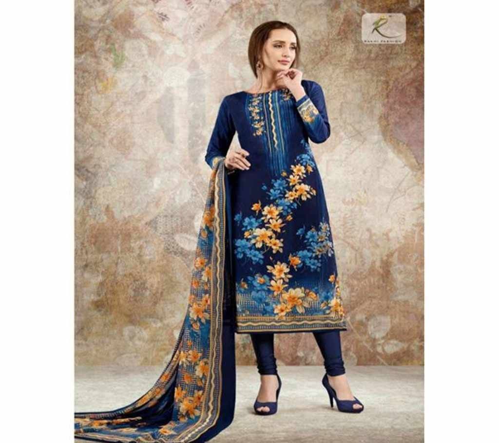 Unstitched French Salwar kameez for women 