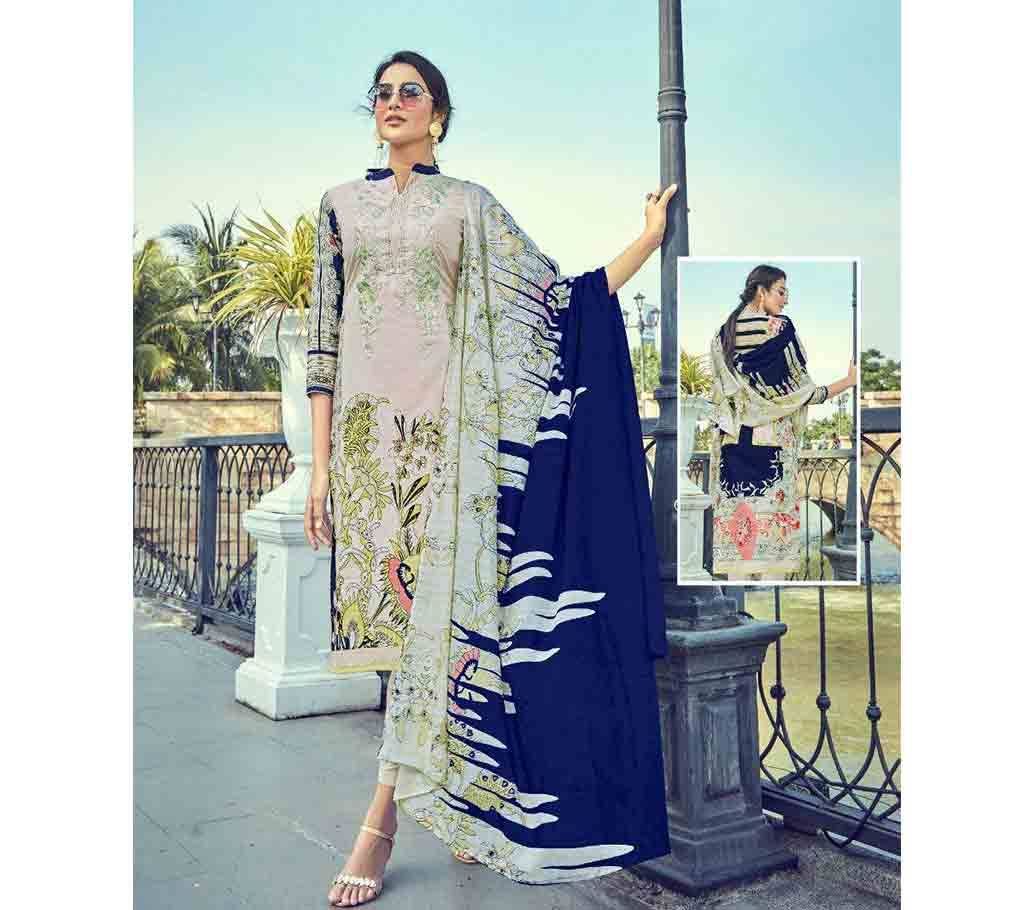 Cosmos Collection Unstitched Lawn Cotton 3Pcs-3007