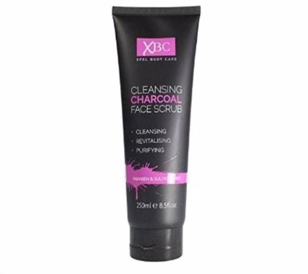 XBC Charcoal facial scrub 