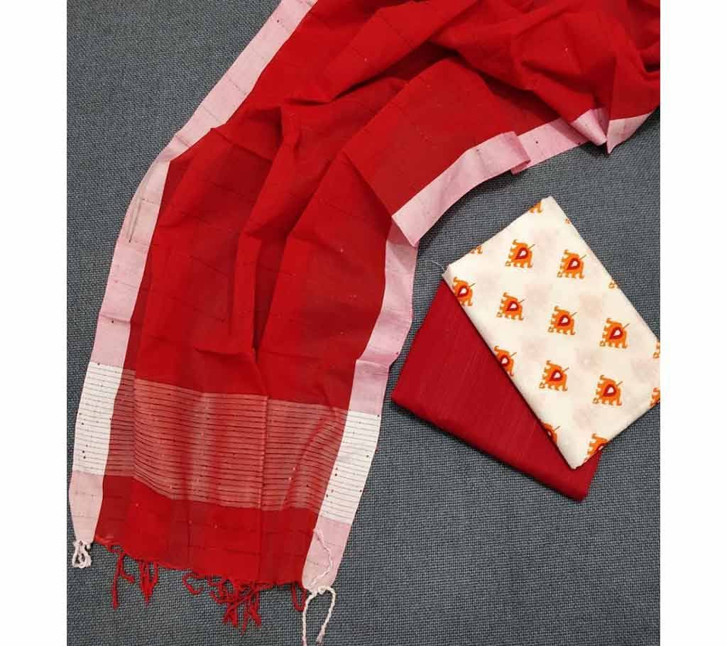 Homemade Tat Original Cotton Multi Color Deshi Shalwar Kameez-36