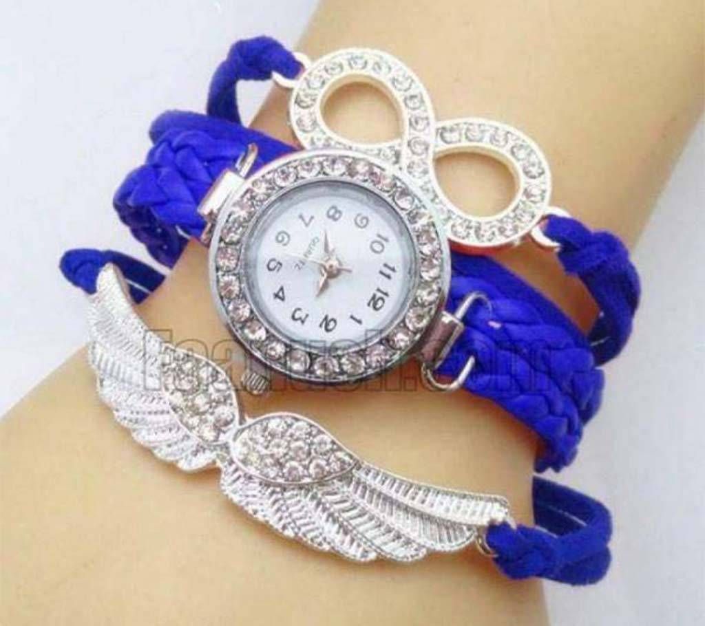 Bird Wings Bracelet Type ladies Wristwatch
