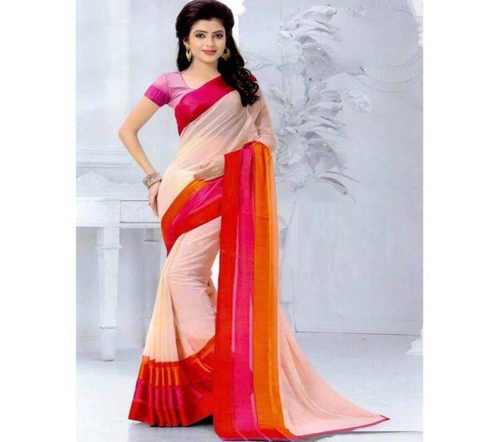 Colorful Indian Chiffon Sharee