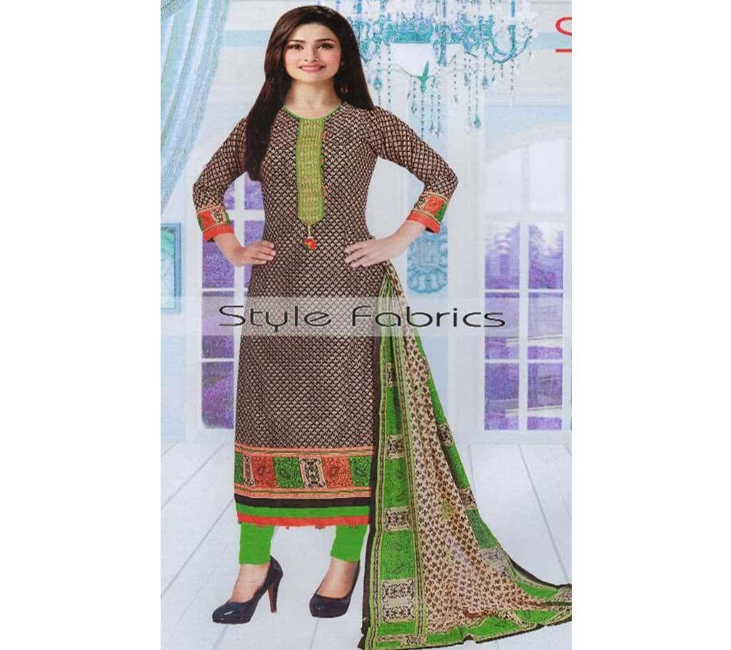 Unstitched Deshi Boutique Three Piece