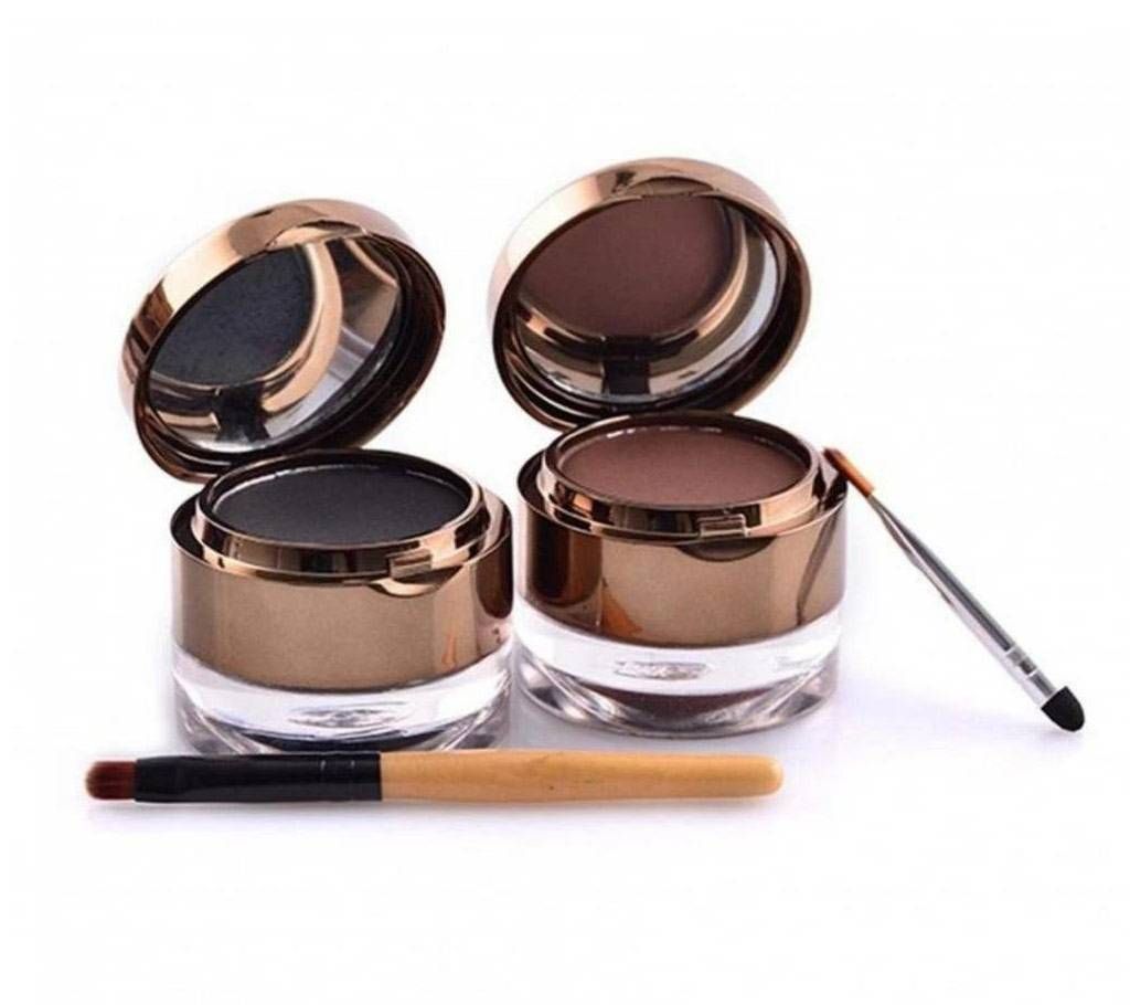 Kiss Beauty 2 in 1 Waterproof & Long Lasting Eyeliner Cake Gel (China)