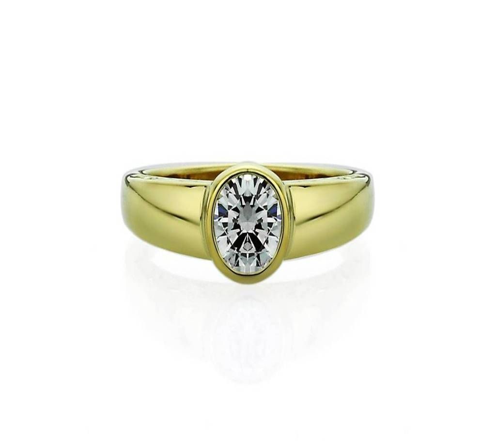 Golden Stainless Steel Finger Ring