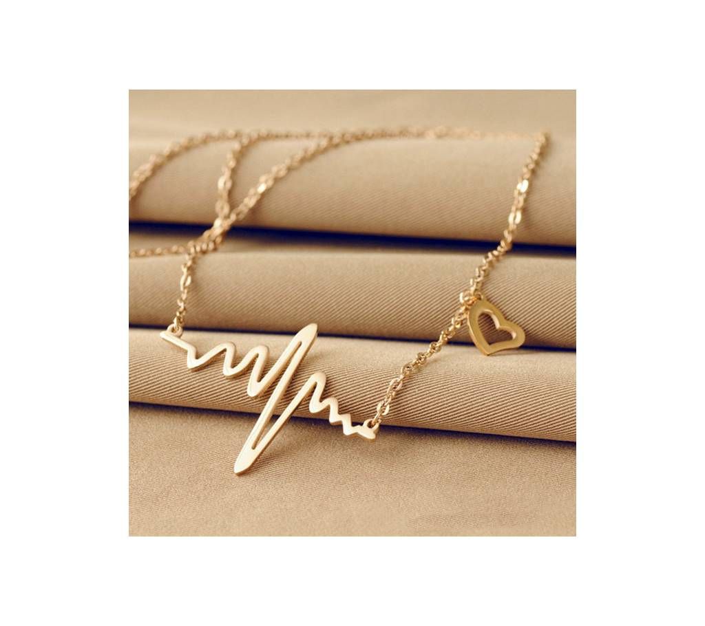 Ecg Heart Necklace or Pendant (1 pic)
