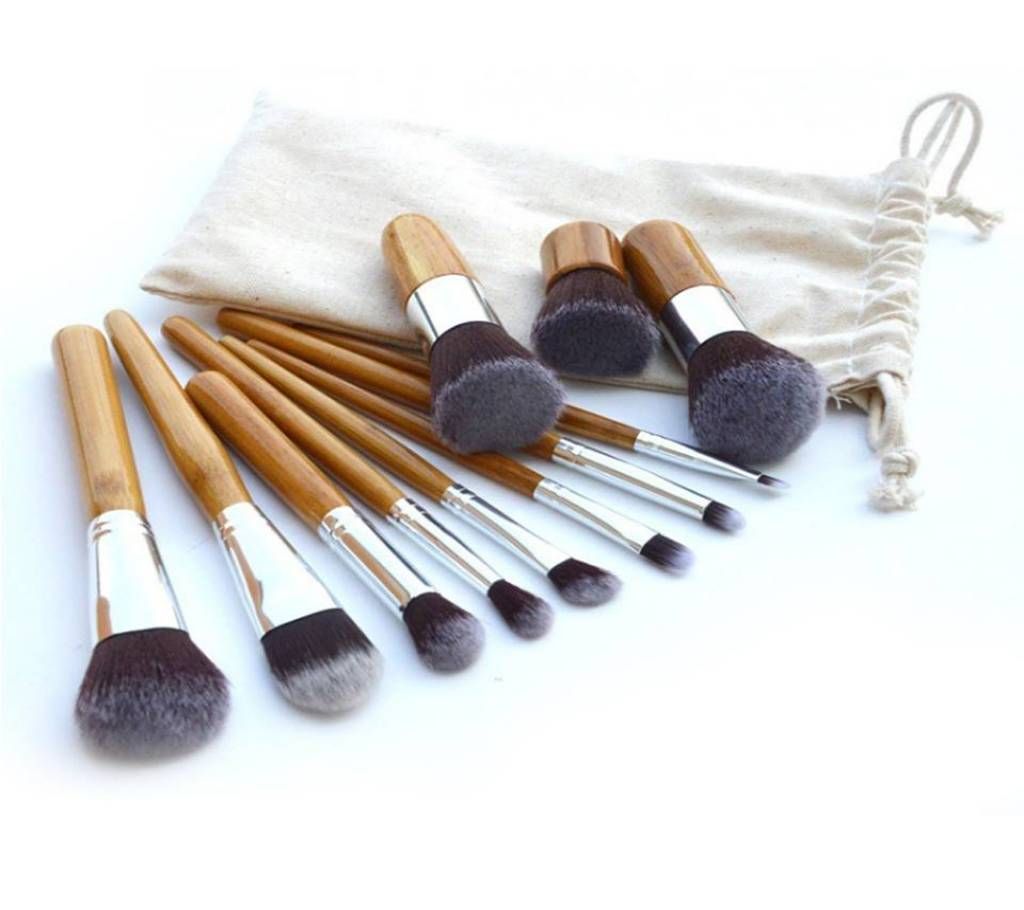 Bamboo Brush Set (10 pcs) - Korea