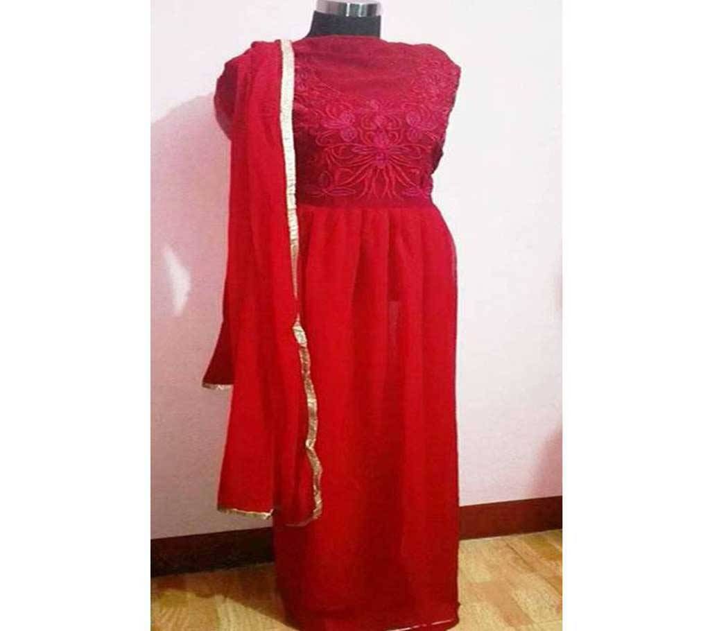 Indian Semi-Stitched Long Party-Suit