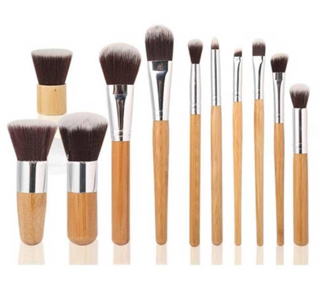 Bamboo Eco Make-Up Brush Set 11 Piece UK