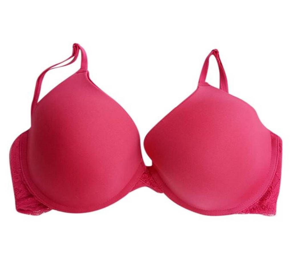 Pink Nylon Bra for Women