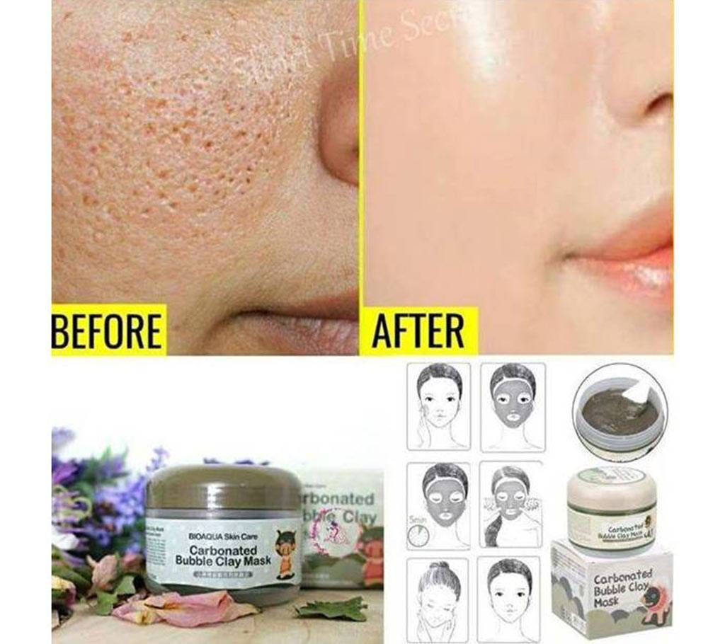 Bioaqua Carbonated Buble clay mask - Korean