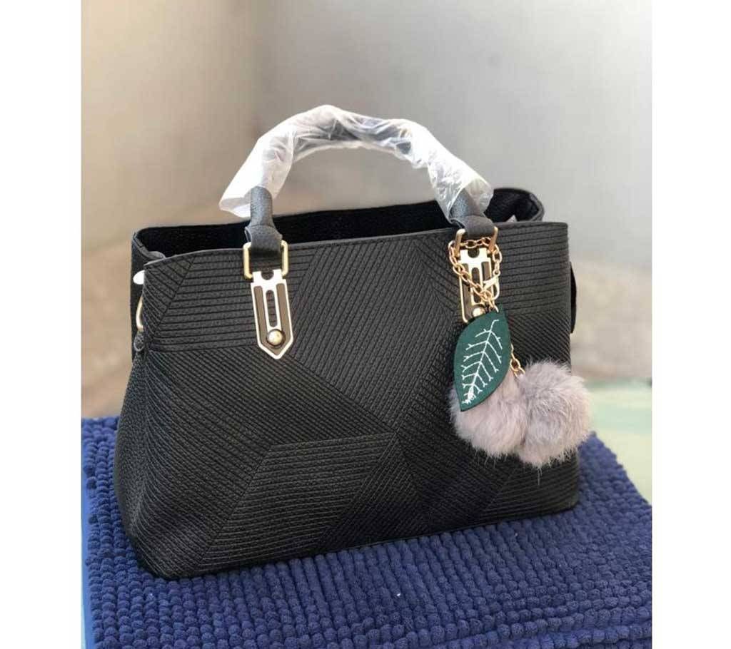 Leather Sheap Bag Black