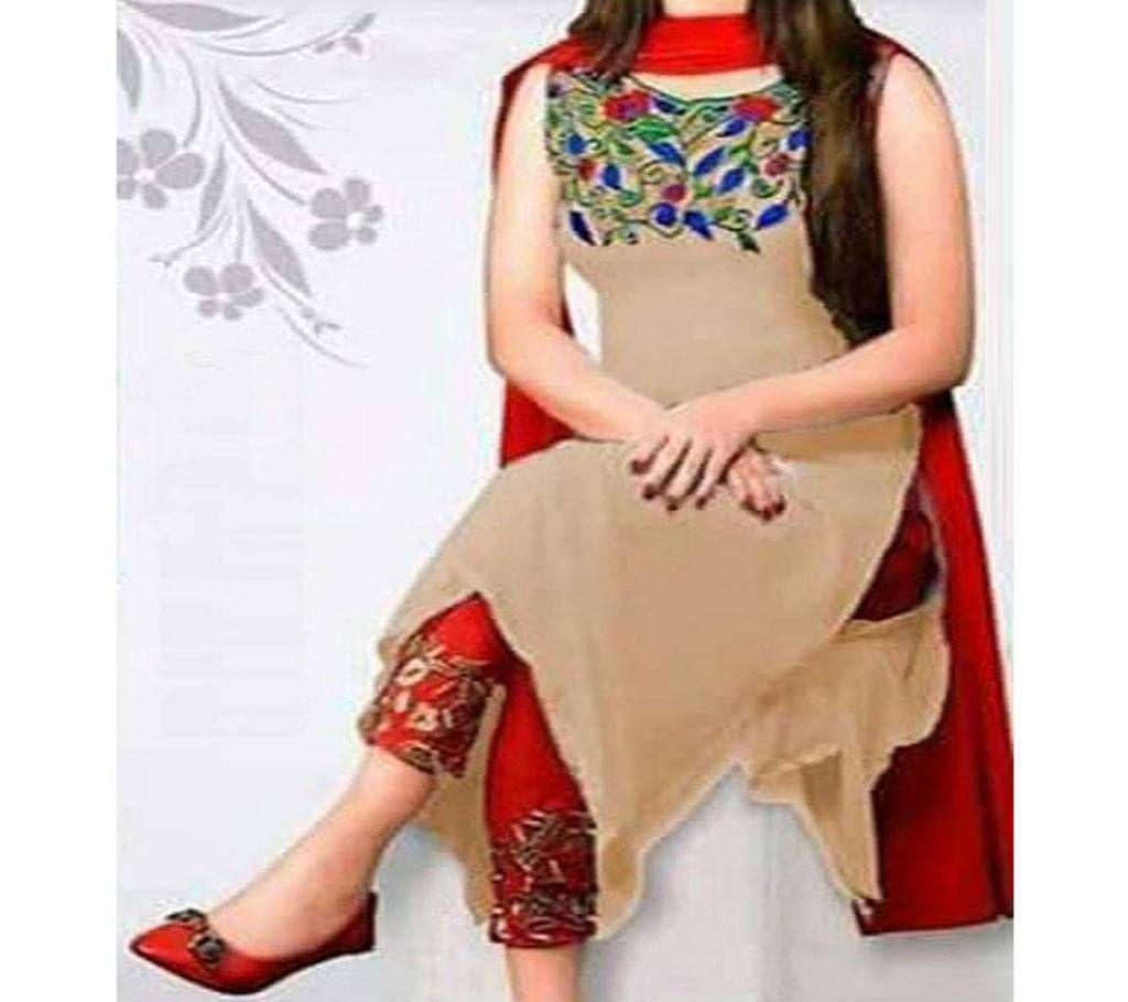 un-stitched georgette salwar kameez -1111