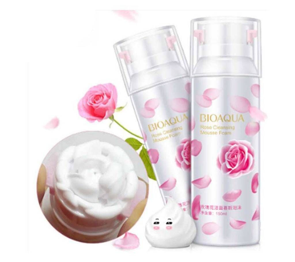 Bioaqua Rose Foaming Cleanser -(ELB2122)