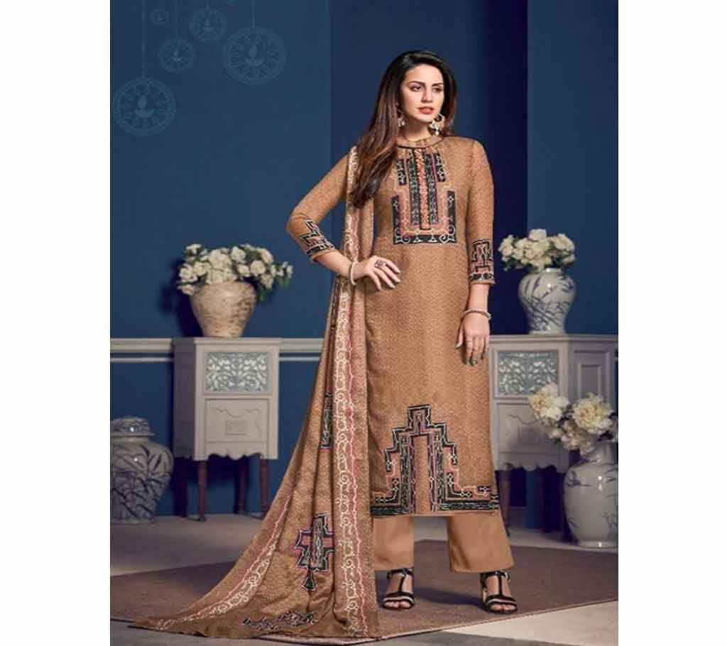 Indian Unstitched Pashmina Salwar Kameez