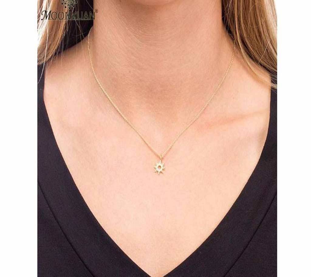 Charm Gold Statement Necklace