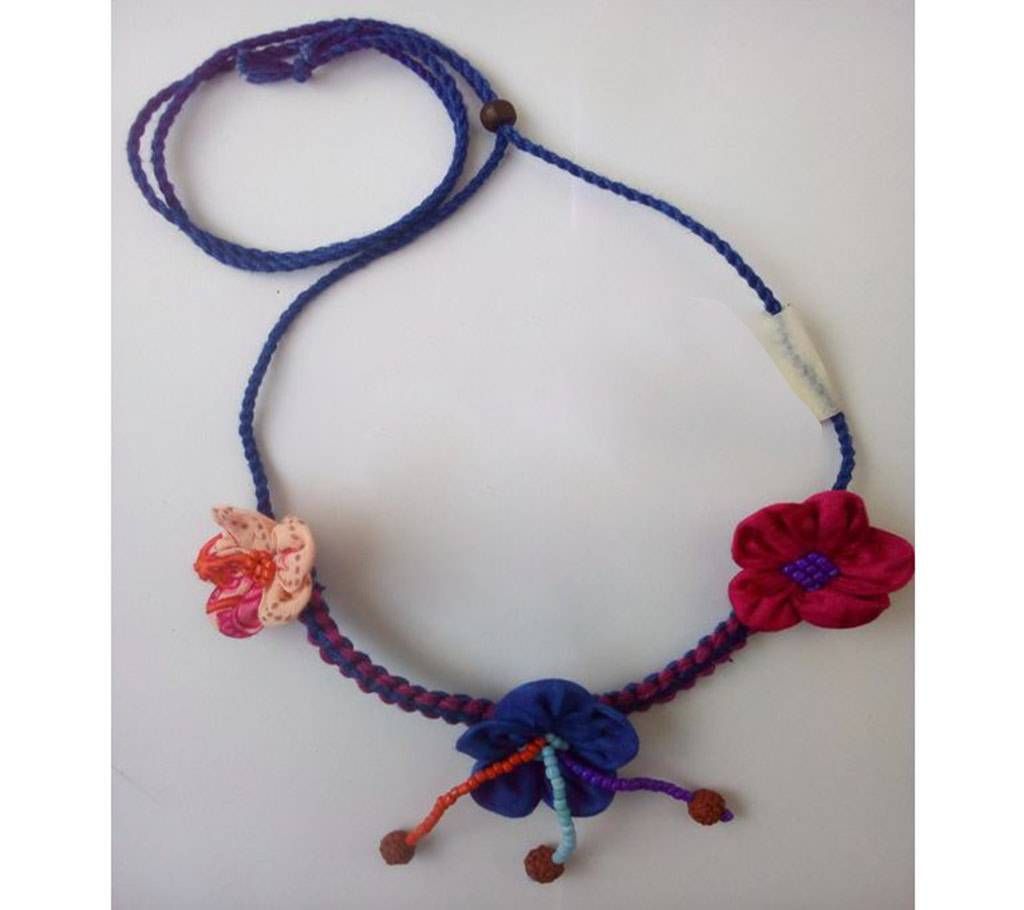 Blue color long  Necklace