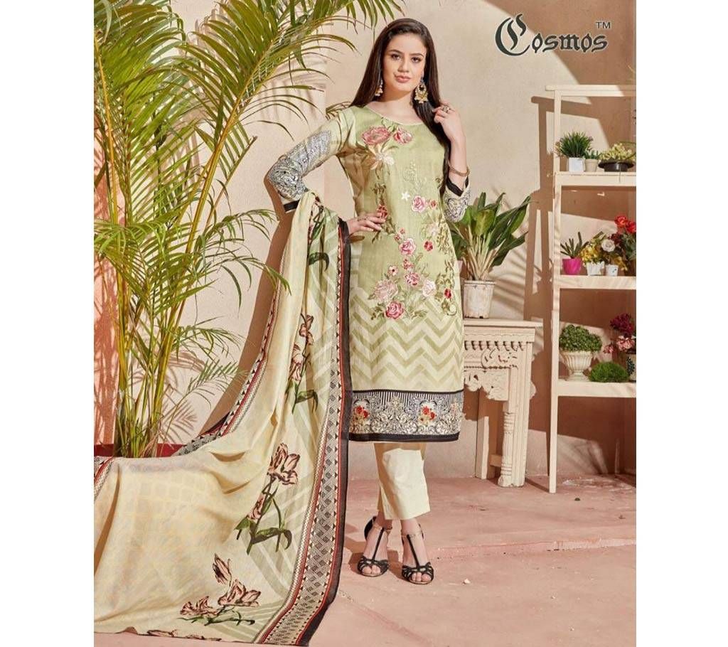 Cosmos Saadia Noor Lawn Collection Vol 1 - 1005 - Light sea Green - ASI