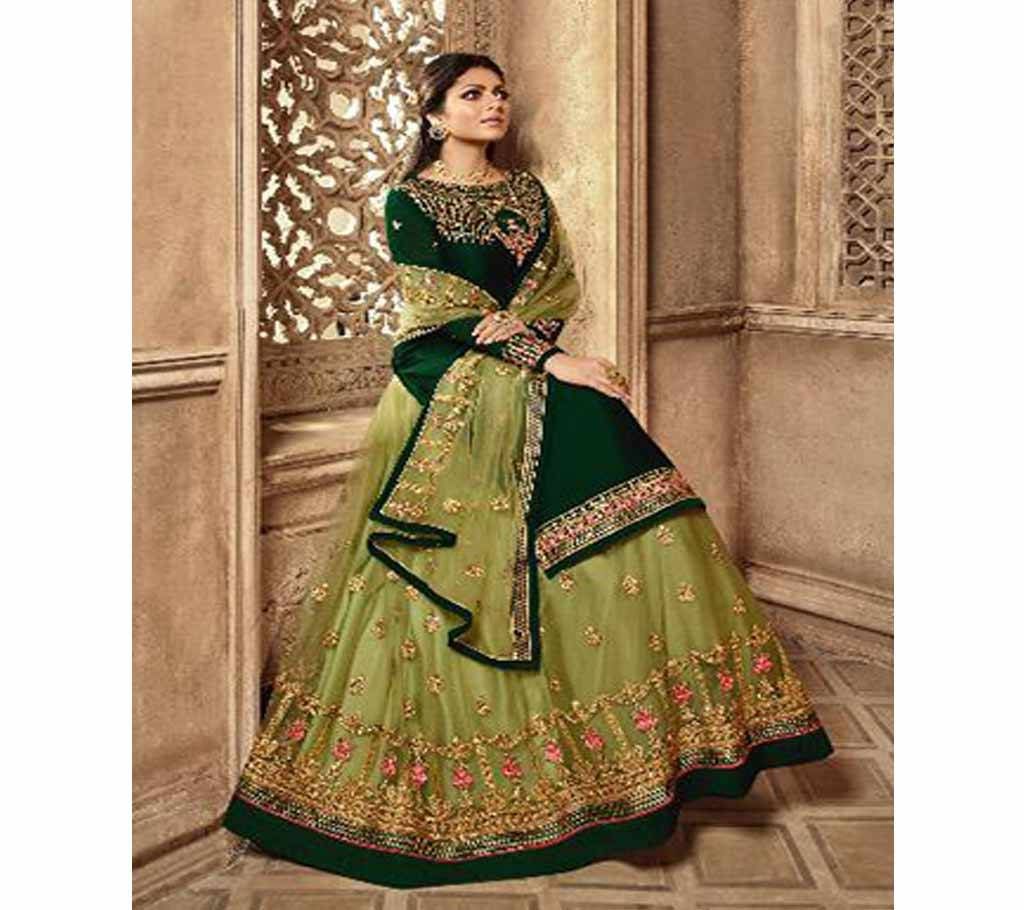  Georgette Embroidery Lehenga For Women