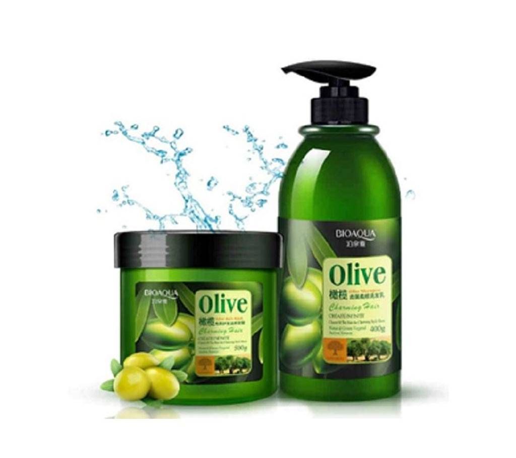 Olive Shampoo And Conditioner Set-900gm-China