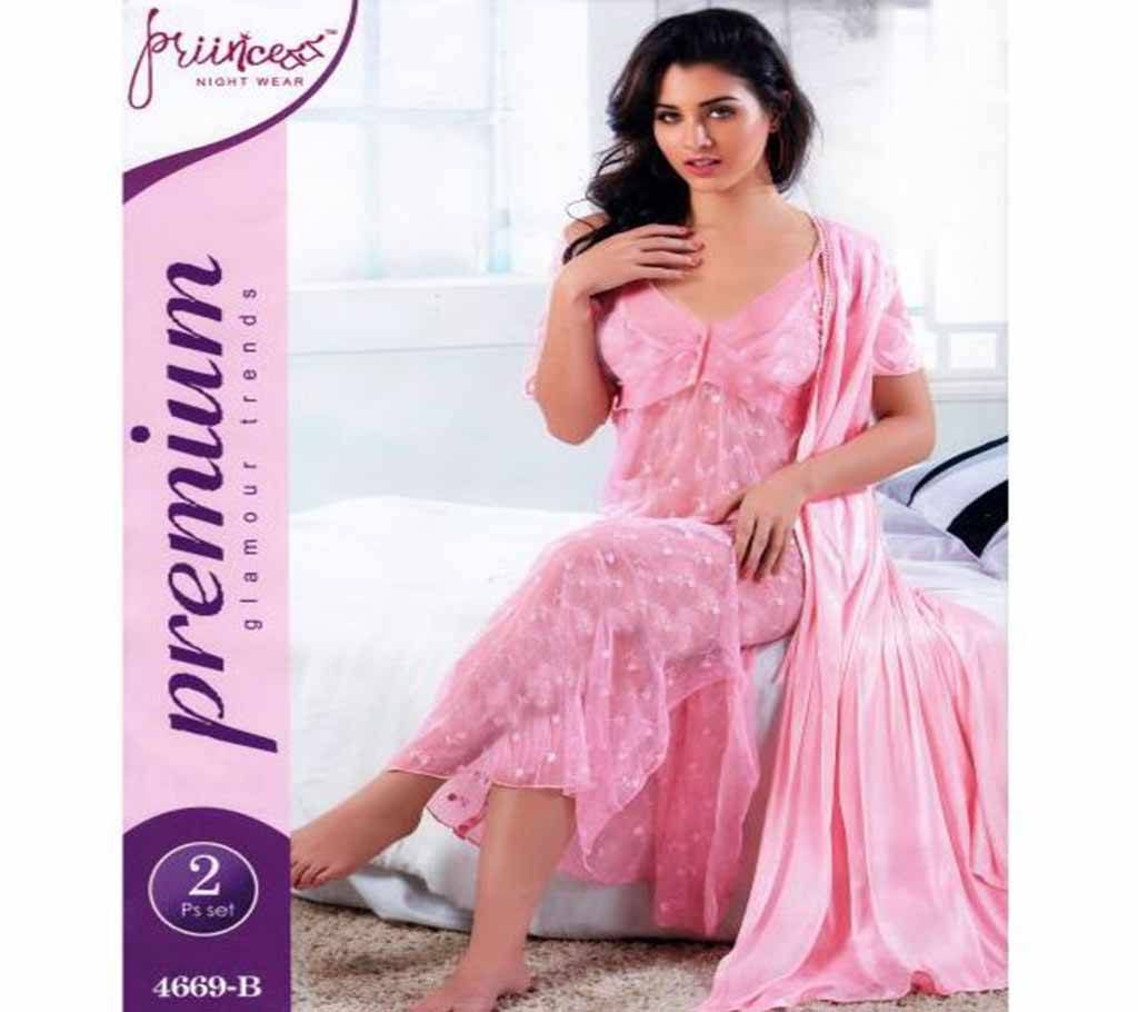 Fashionable Two Part Nighty-4669 B