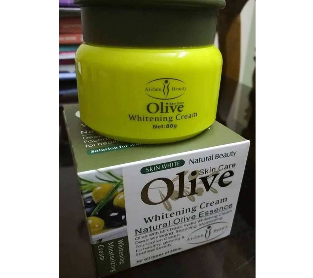 Natural beauty olive whitening cream-80gm-China 