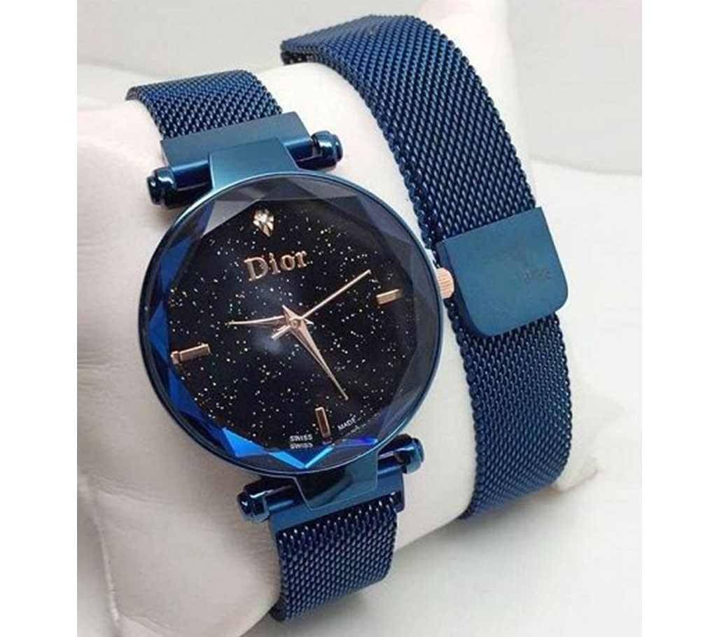Dior High Quality Magnet Analog Watch for Women  Paste  SKA