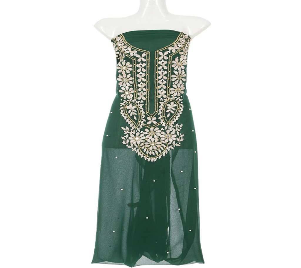 Unstitched High Quality weightless Georgette One-Piece kameez