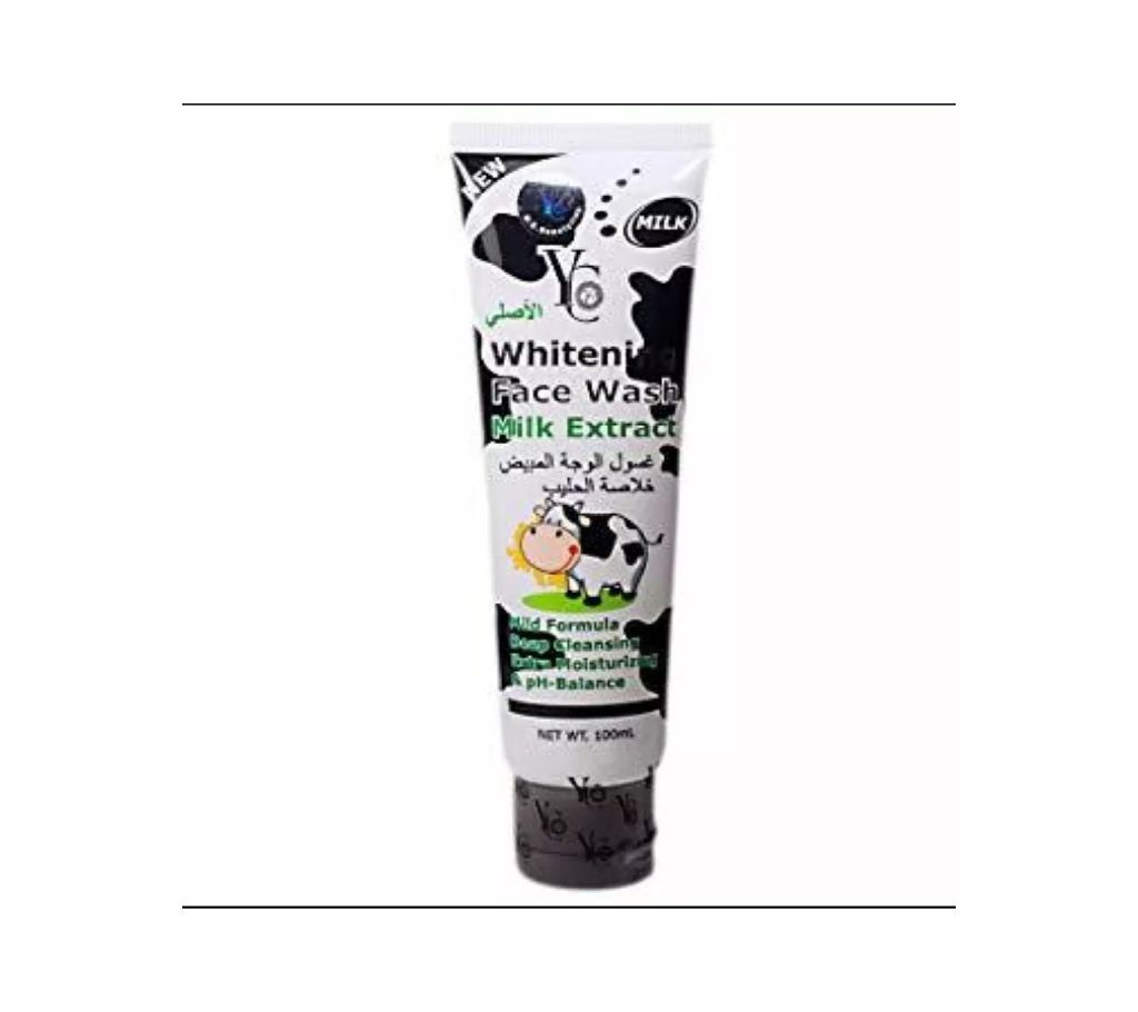 YC milk extract whitening face wash 100 ml