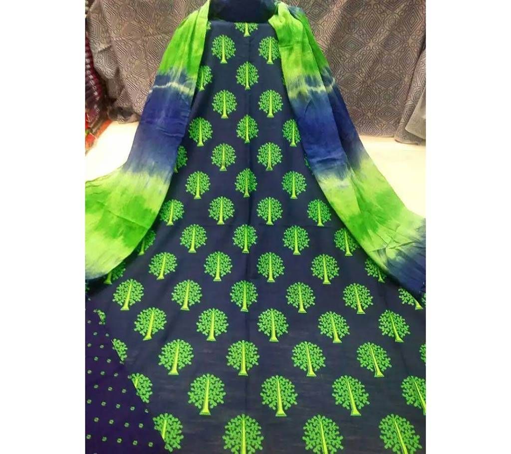 Unstitched voil three piece 