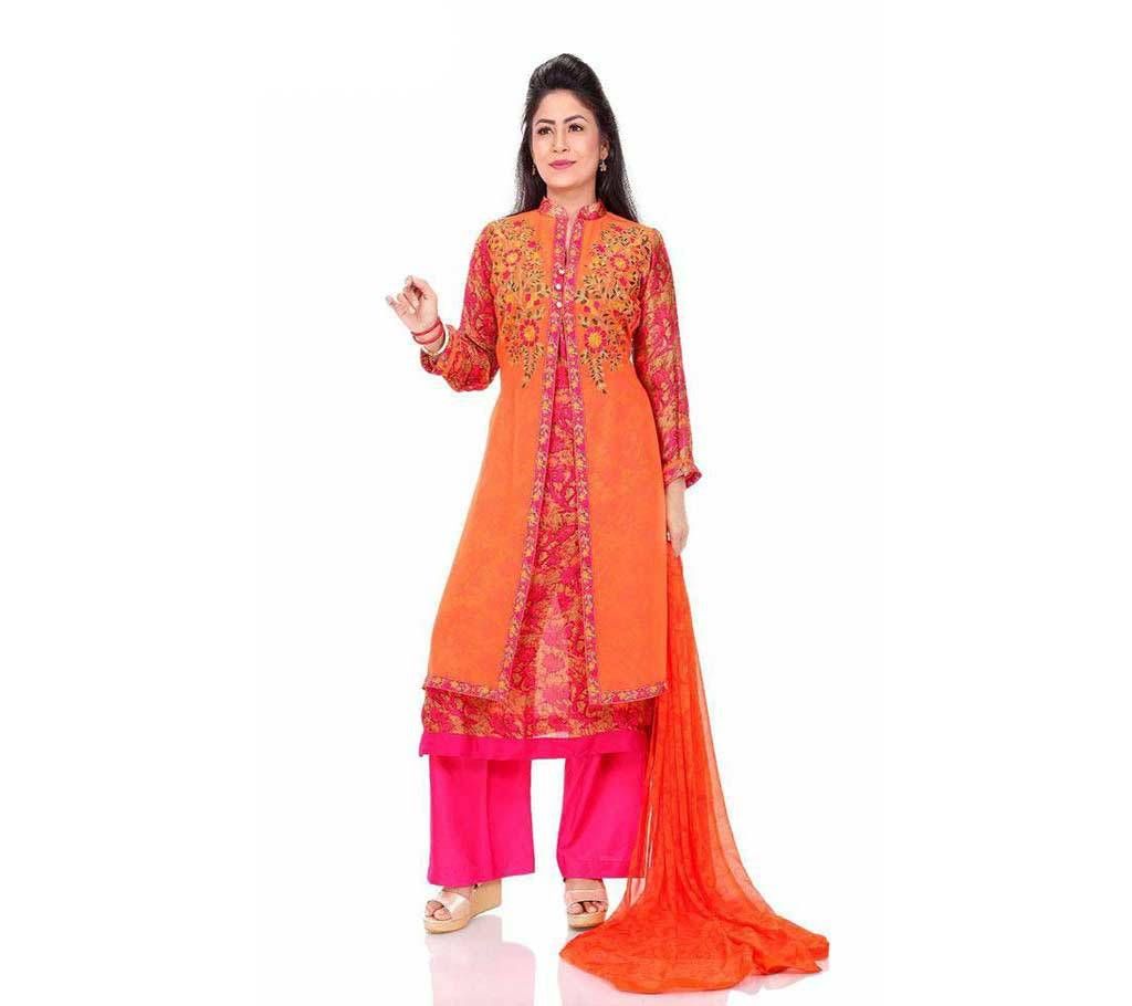 ready made Embroidery Georgette salwar kameez- copy   
