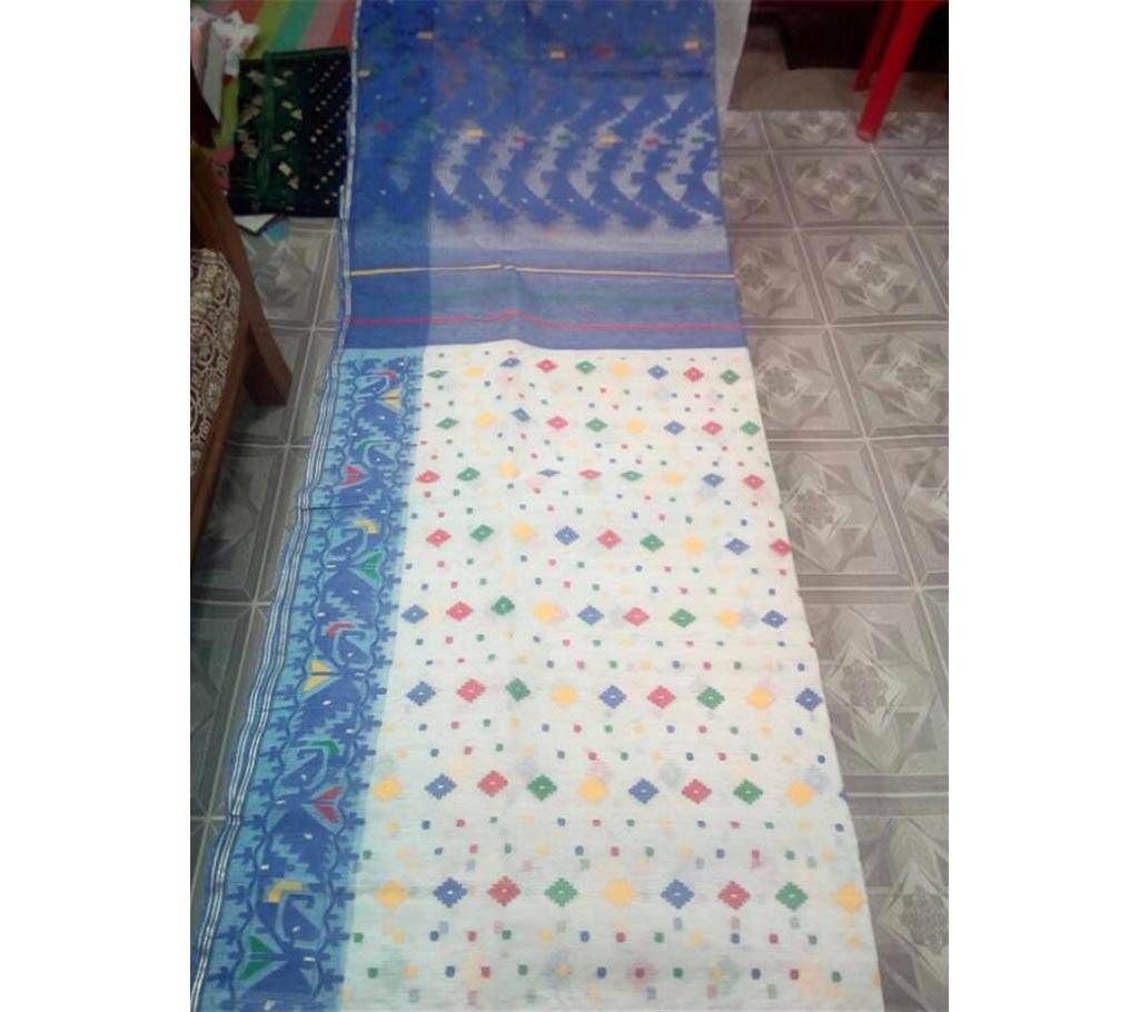Half Silk Jamdani Shari