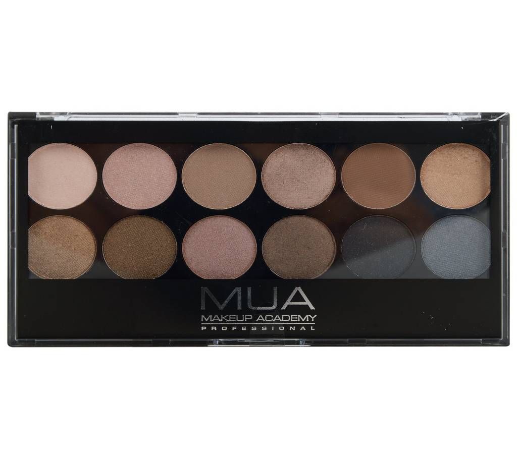 MUA Eye shadow Palette 12 Shade - Undressed 9.6g UK 