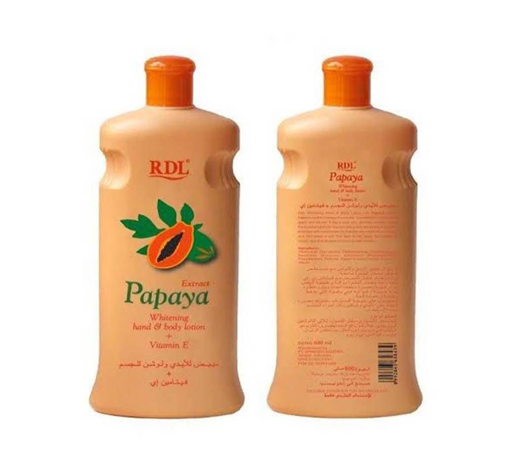 Papaya Whitening Hand & Body Lotion - 600ML