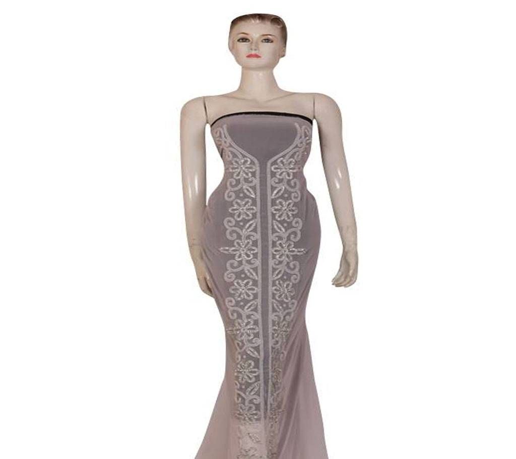 Unstitched Georgette karchupi Work One Piece