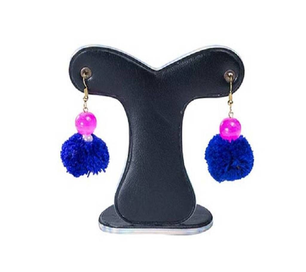 Stone Pearl Setting Earring
