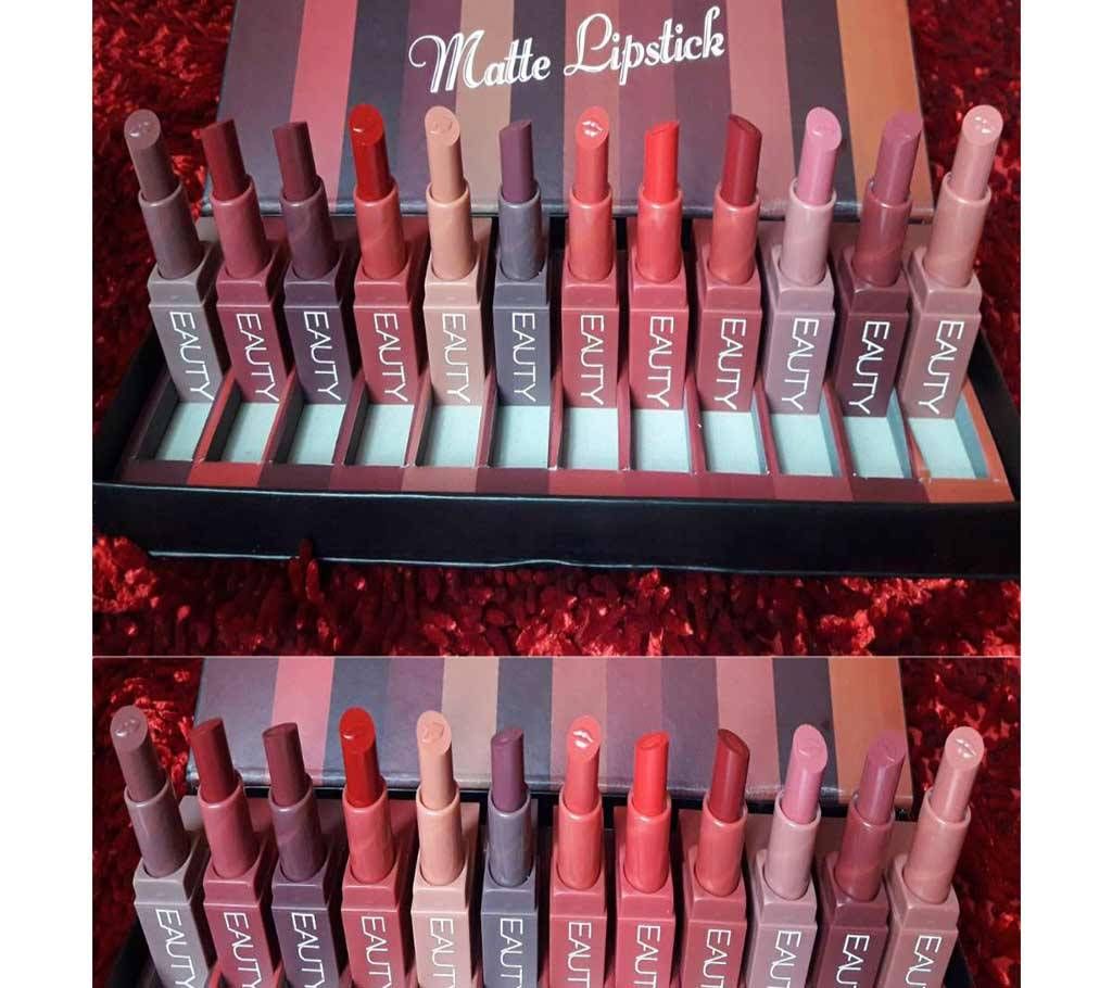 Hudabeauty 12pcs Creamy Lipstick Set (Malaysia)
