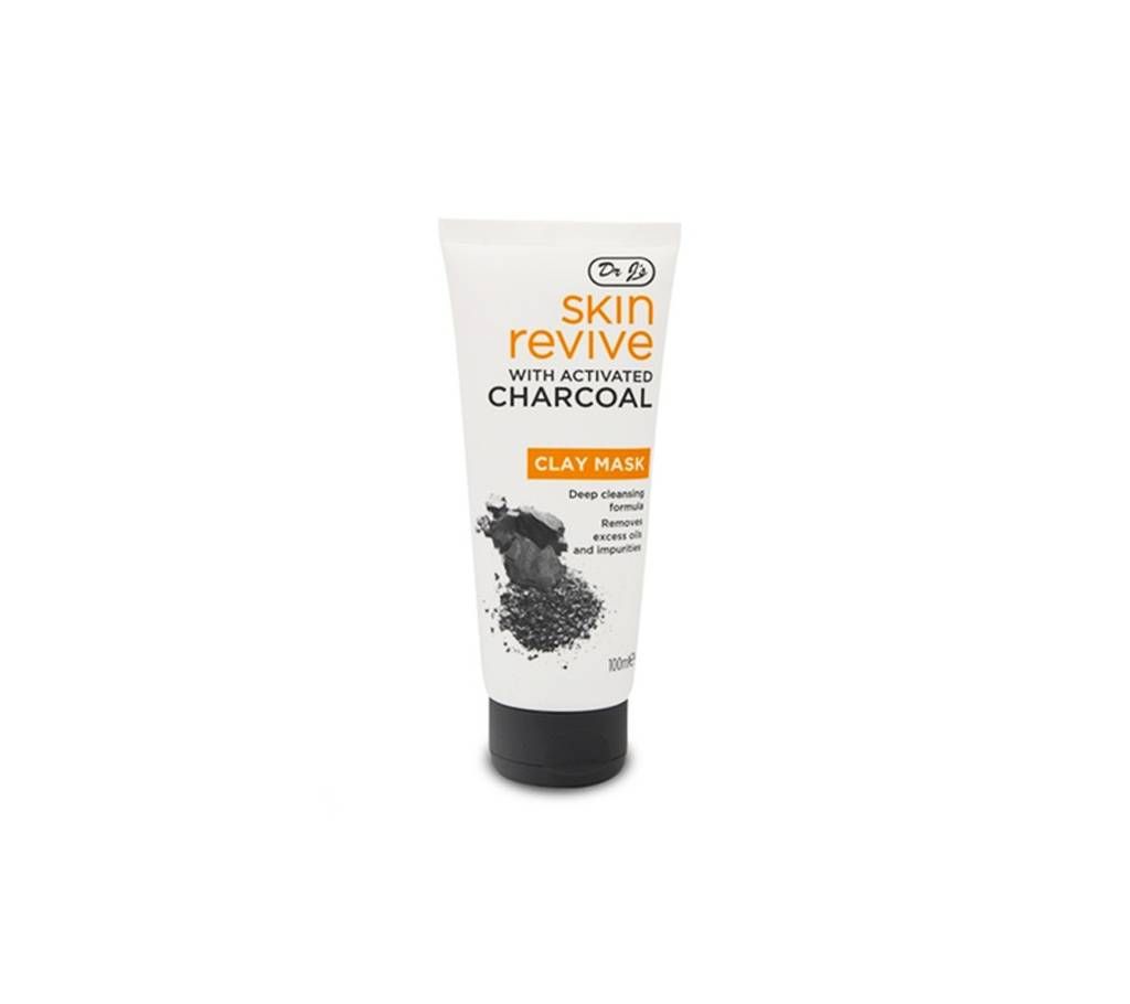 Charcoal Clay Mask 100ml -UK