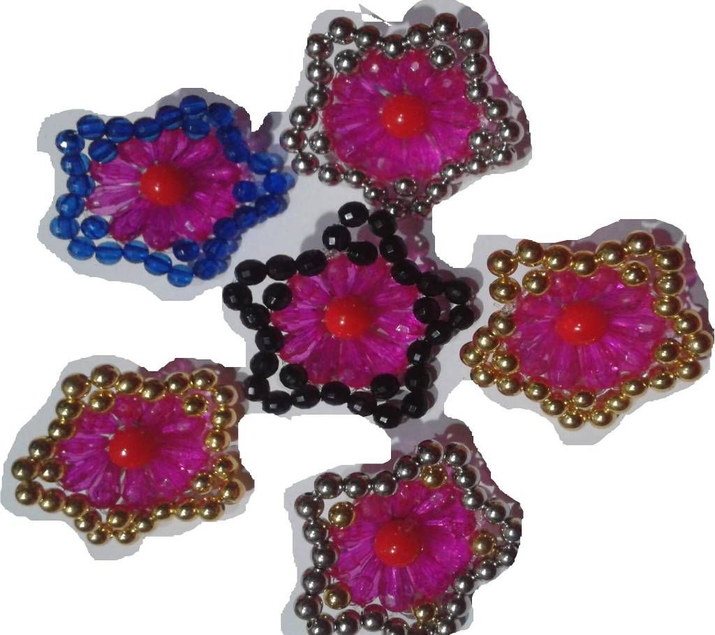 Beaded hijab clip