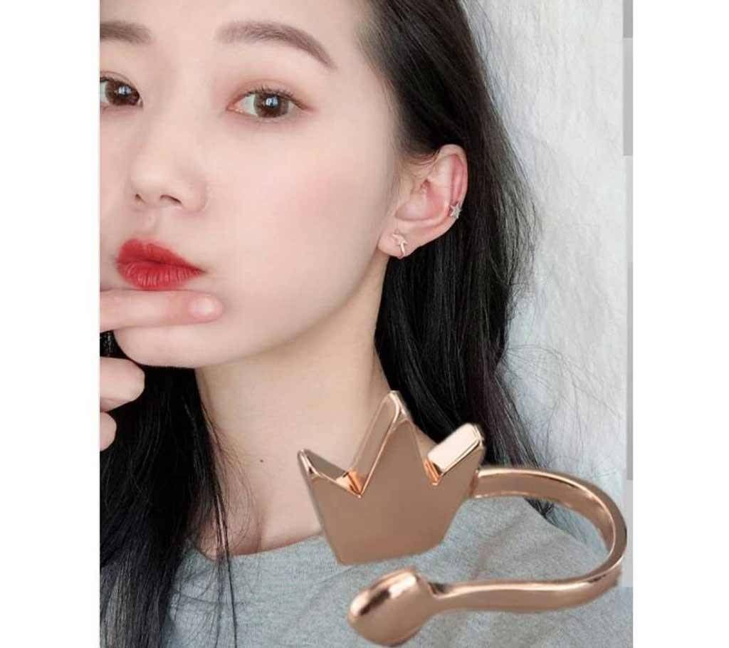 1Pair Crown triangle earring