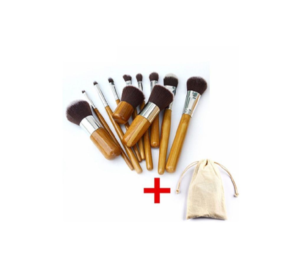 Professional Bamboo Makeup Brush Set